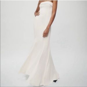 NEW NWT Reformation Lorrane Strapless Dress Gown